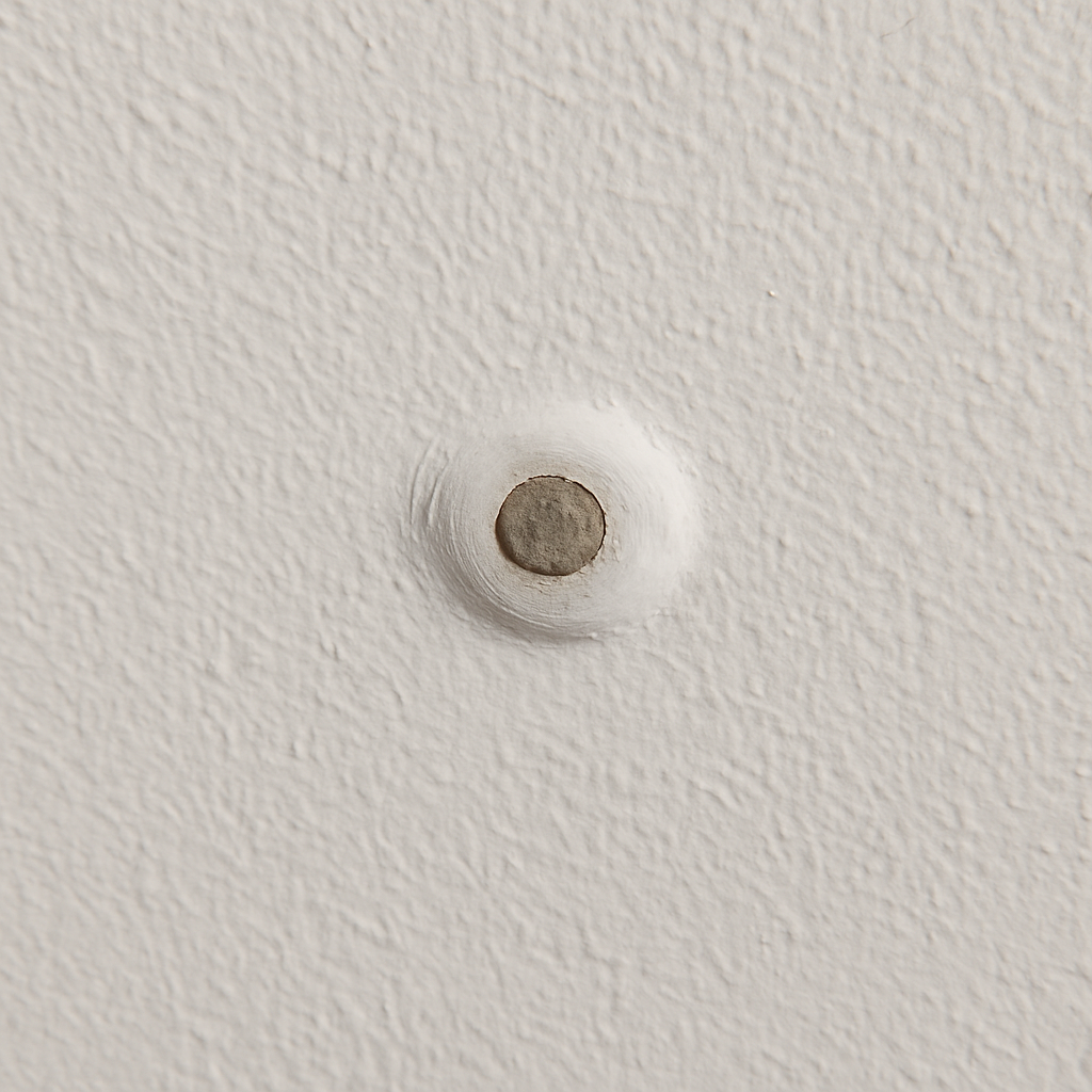 Nail pop in drywall