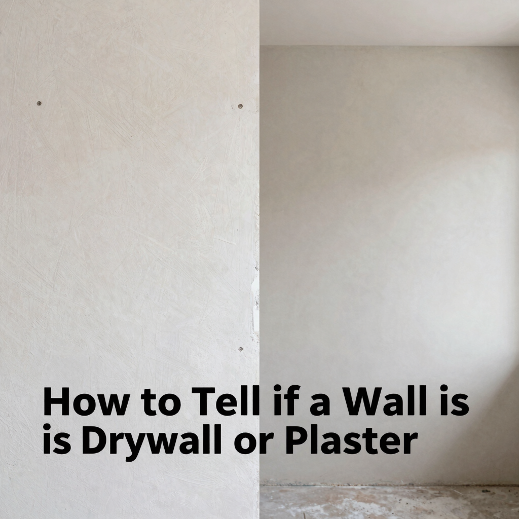 drywall and plaster in one photo