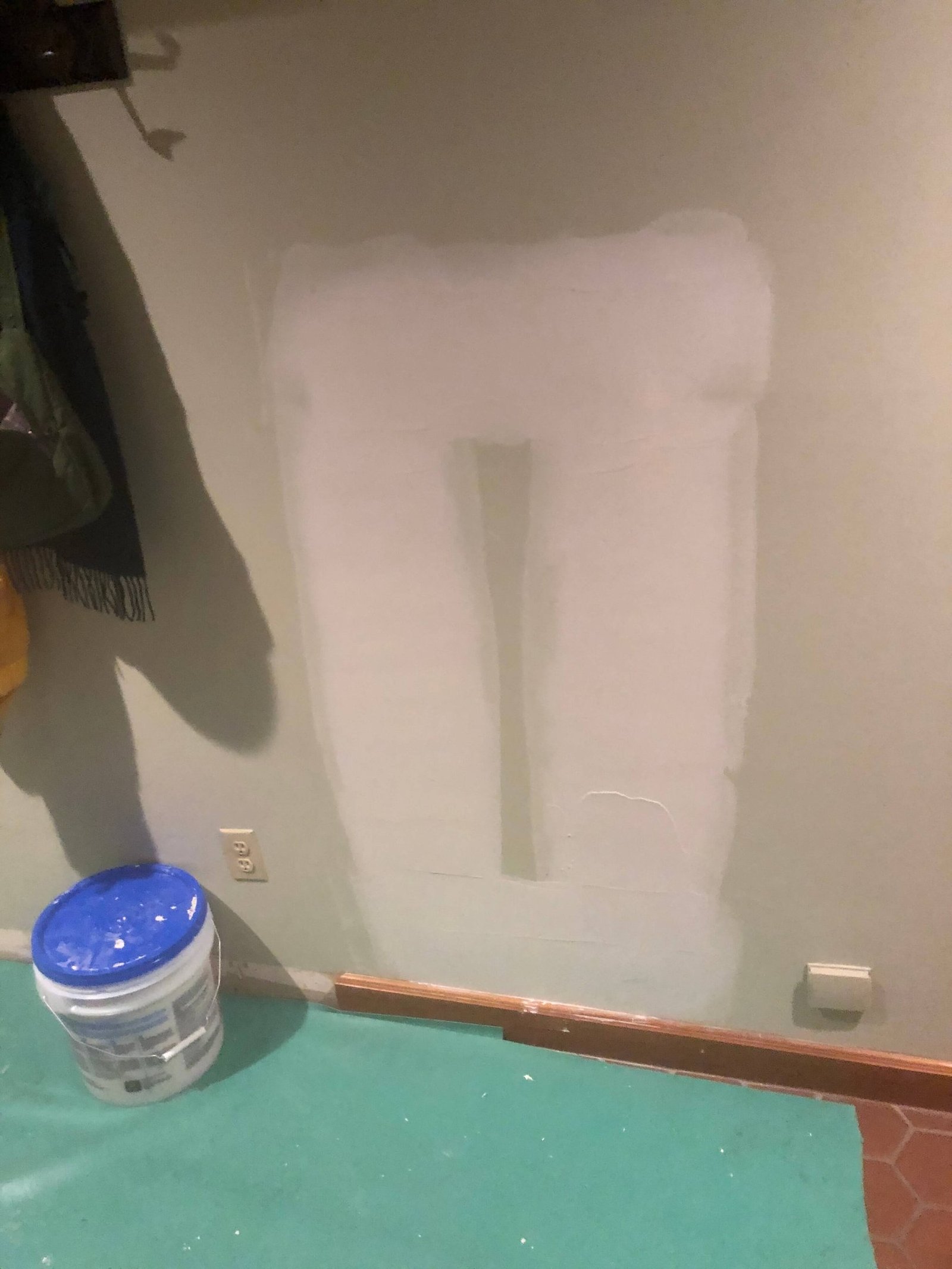 drywall hole in the wall repaired