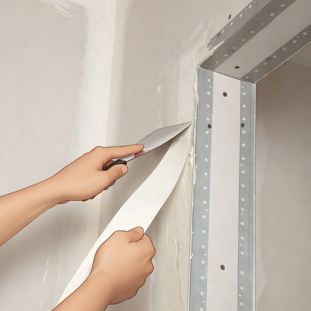 tape the corner bead