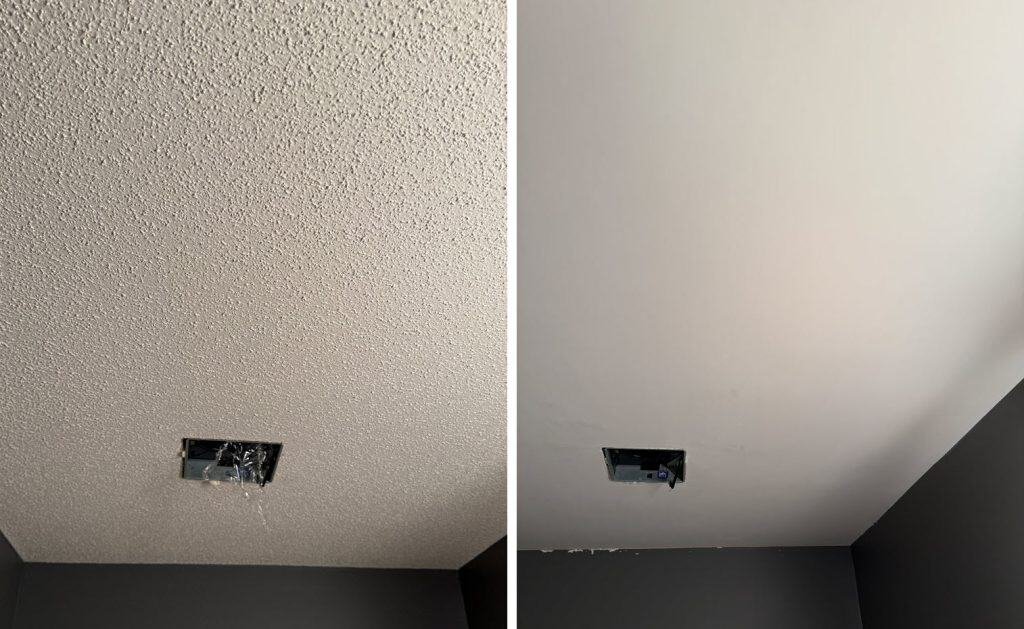 skim coat drywall smooth